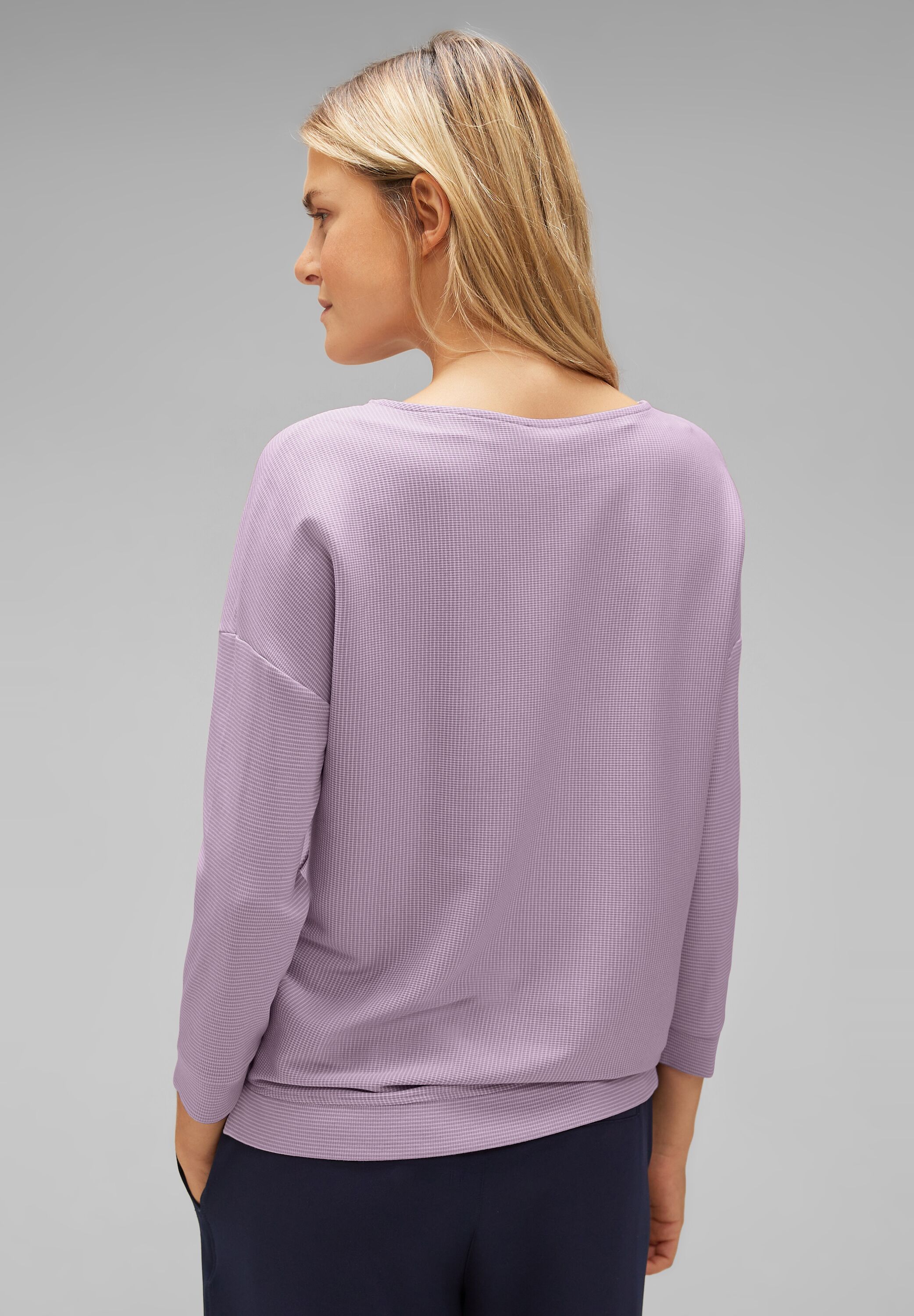 Street Mode in Soft Pure Streifenshirt Lilac im A320427-25289 One - CONCEPT SALE reduziert