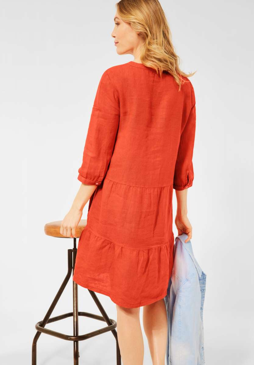 Cecil leinenkleid orange Clearance
